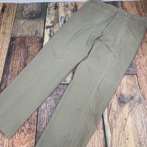 Kenneth Cole Reaction Khaki Chino Flat Front Pants 36" Waist 32" Inseam